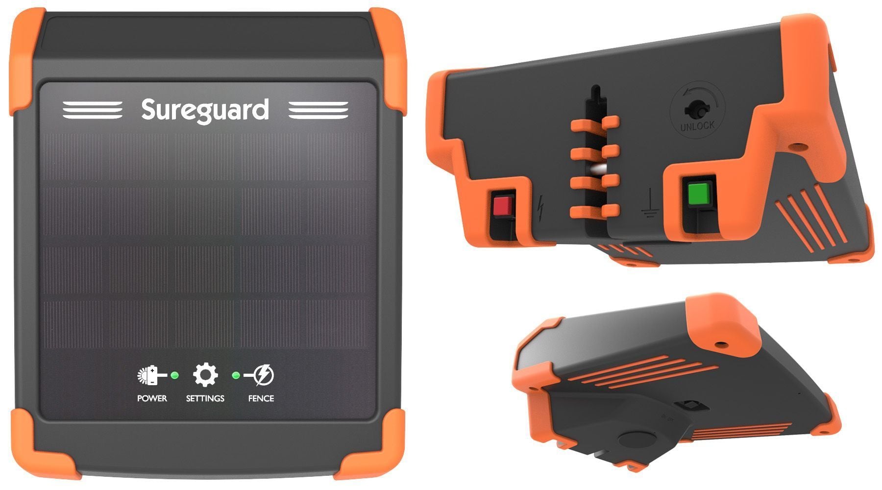 Sureguard solar powered sales dog electric fence